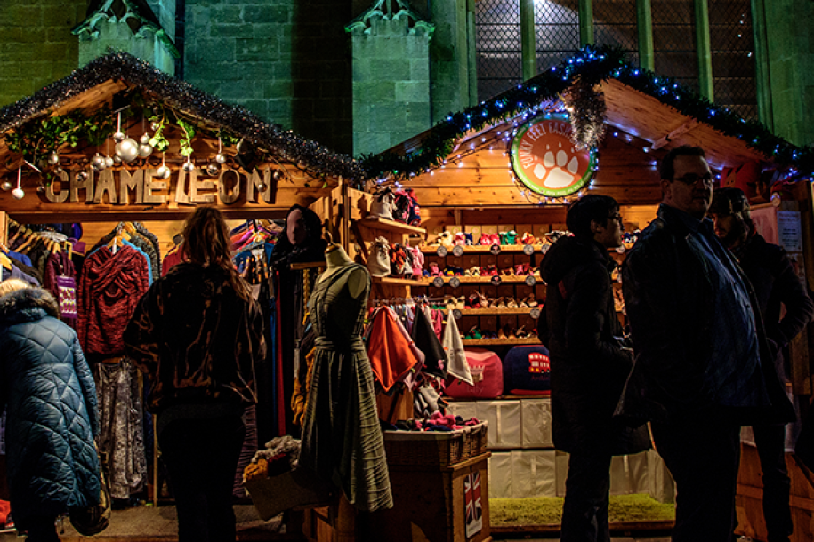 Stall holders